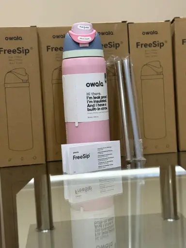 vaso owala 32 oz (rosado)